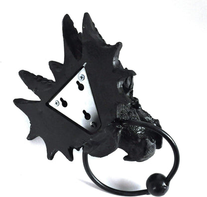 Gothic Black Dragon Door Knocker