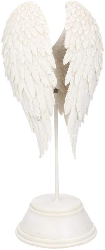 Nemesis Now B0720C4 - Figura de alas de ángel (26 cm), Color Blanco