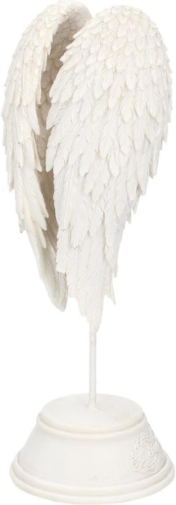 Nemesis Now B0720C4 - Figura de alas de ángel (26 cm), Color Blanco