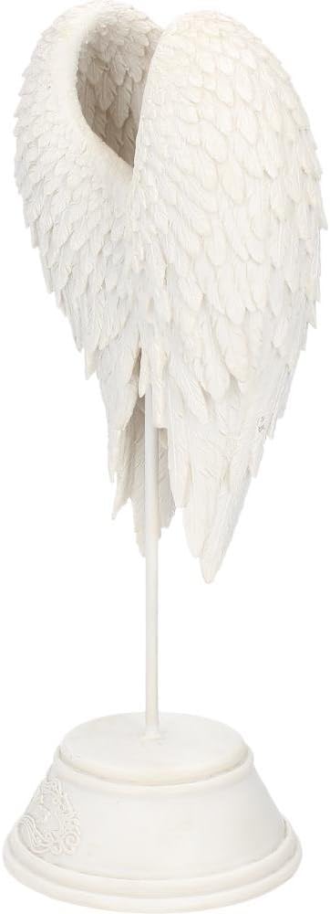 Nemesis Now B0720C4 - Figura de alas de ángel (26 cm), Color Blanco