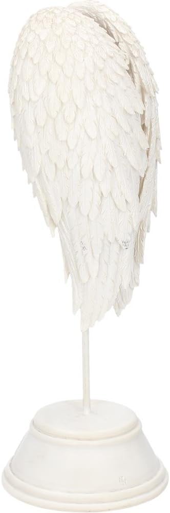 Nemesis Now B0720C4 - Figura de alas de ángel (26 cm), Color Blanco