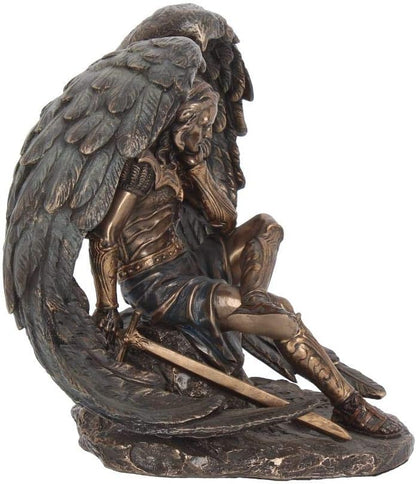 Nemesis Now Lucifer The Fallen Angel Figurine 16.5cm Bronze