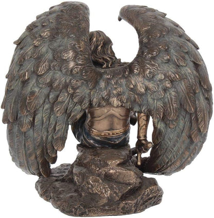 Nemesis Now Lucifer The Fallen Angel Figurine 16.5cm Bronze