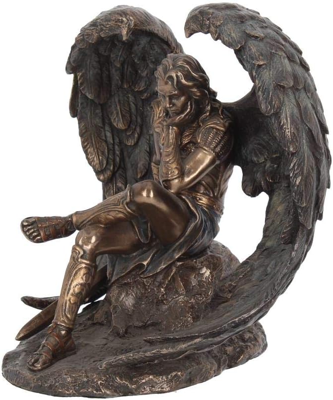 Nemesis Now Lucifer The Fallen Angel Figurine 16.5cm Bronze