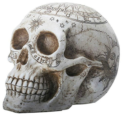 Nemesis Now Astrological Skull Figurine 29cm Ivory