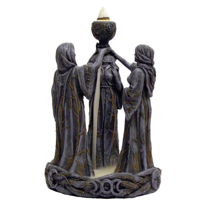 Mother Maiden & Crone Backflow Incense Burner 18Cm