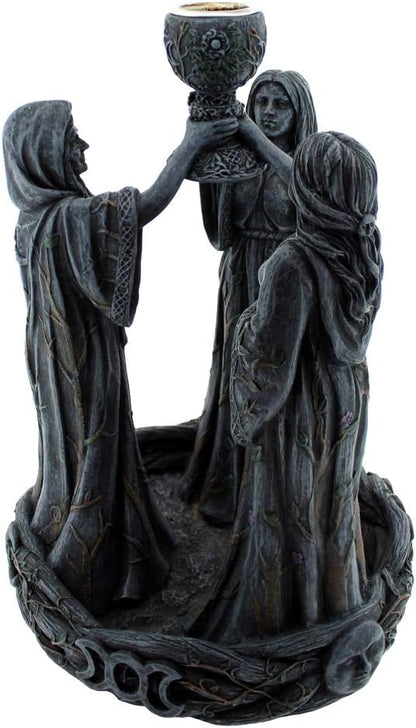 Mother Maiden & Crone Backflow Incense Burner 18Cm