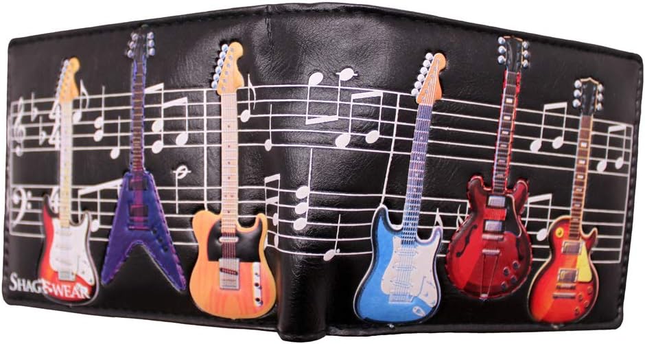 Nemesis Now C1951F6 Electric Guitars Wallet 10cm Black, PU