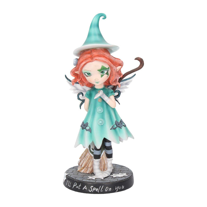 Nemesis Now I 'll Put A Spell On You - Figura Decorativa (23,5 cm), Color Azul