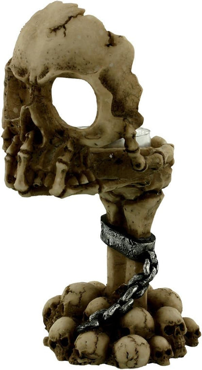 Deliberation Skull Tealight Holder 15.5Cm