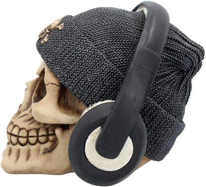 Nemesis Now Dead Beat Skull Figurine 16.3cm Ivory