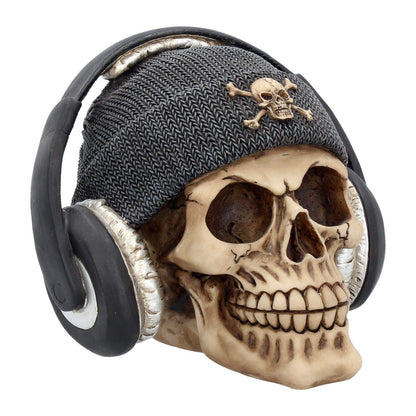 Nemesis Now Dead Beat Skull Figurine 16.3cm Ivory