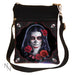 Nemesis Now Sugar Skull Unisex Umhängetasche Gothic, Totenköpfe 23cm Black