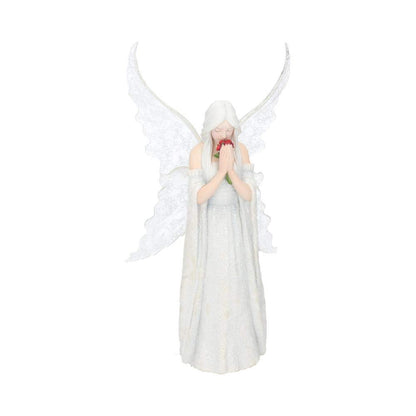 Nemesis Now B2798G6 Love Remains Anne Stokes - Figura Decorativa (Resina, 26 cm), Color Blanco