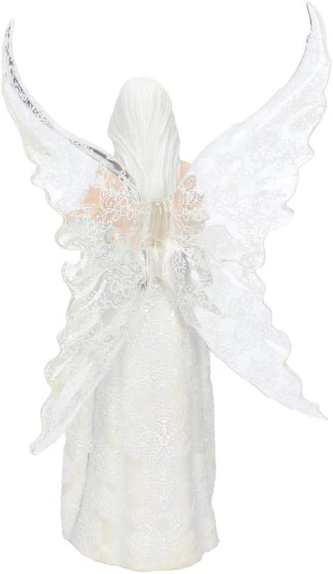 Nemesis Now B2798G6 Love Remains Anne Stokes - Figura Decorativa (Resina, 26 cm), Color Blanco