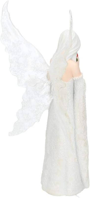 Nemesis Now B2798G6 Love Remains Anne Stokes - Figura Decorativa (Resina, 26 cm), Color Blanco