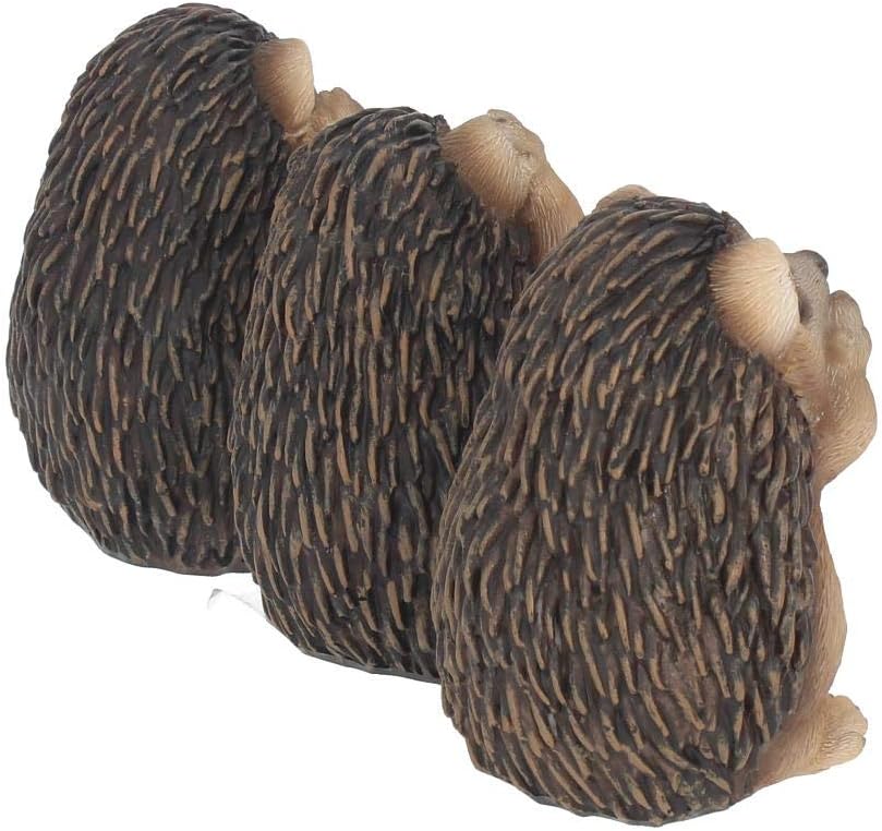 Nemesis Now Three Wise Hedgehogs Figurine 9cm Brown Single