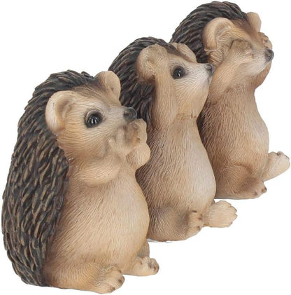 Nemesis Now Three Wise Hedgehogs Figurine 9cm Brown Single