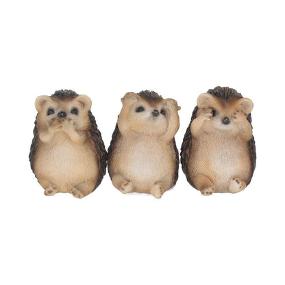 Nemesis Now Three Wise Hedgehogs Figurine 9cm Brown Single