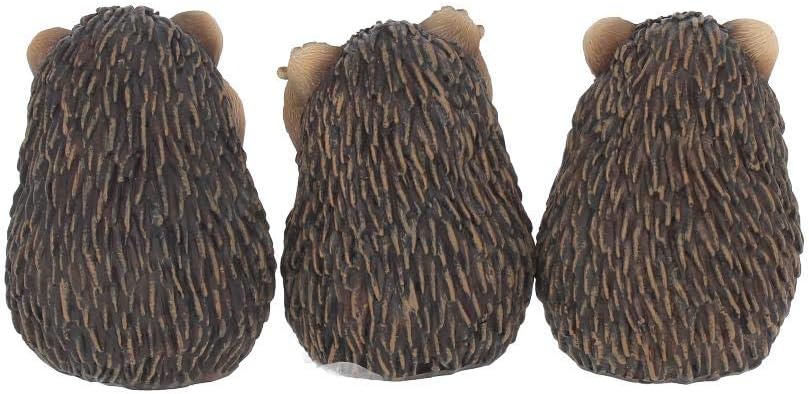 Nemesis Now Three Wise Hedgehogs Figurine 9cm Brown Single