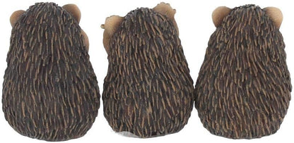 Nemesis Now Three Wise Hedgehogs Figurine 9cm Brown Single