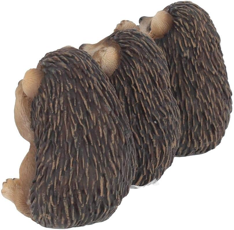 Nemesis Now Three Wise Hedgehogs Figurine 9cm Brown Single