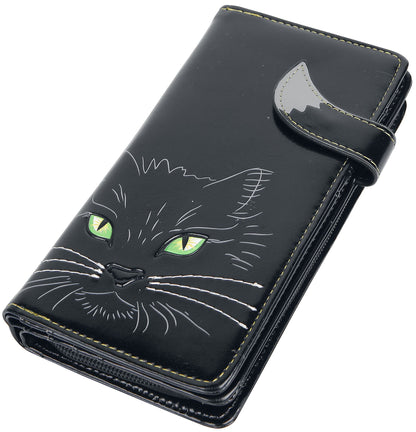 Nemesis Now Lucky Cat Purse 19cm Black, PU