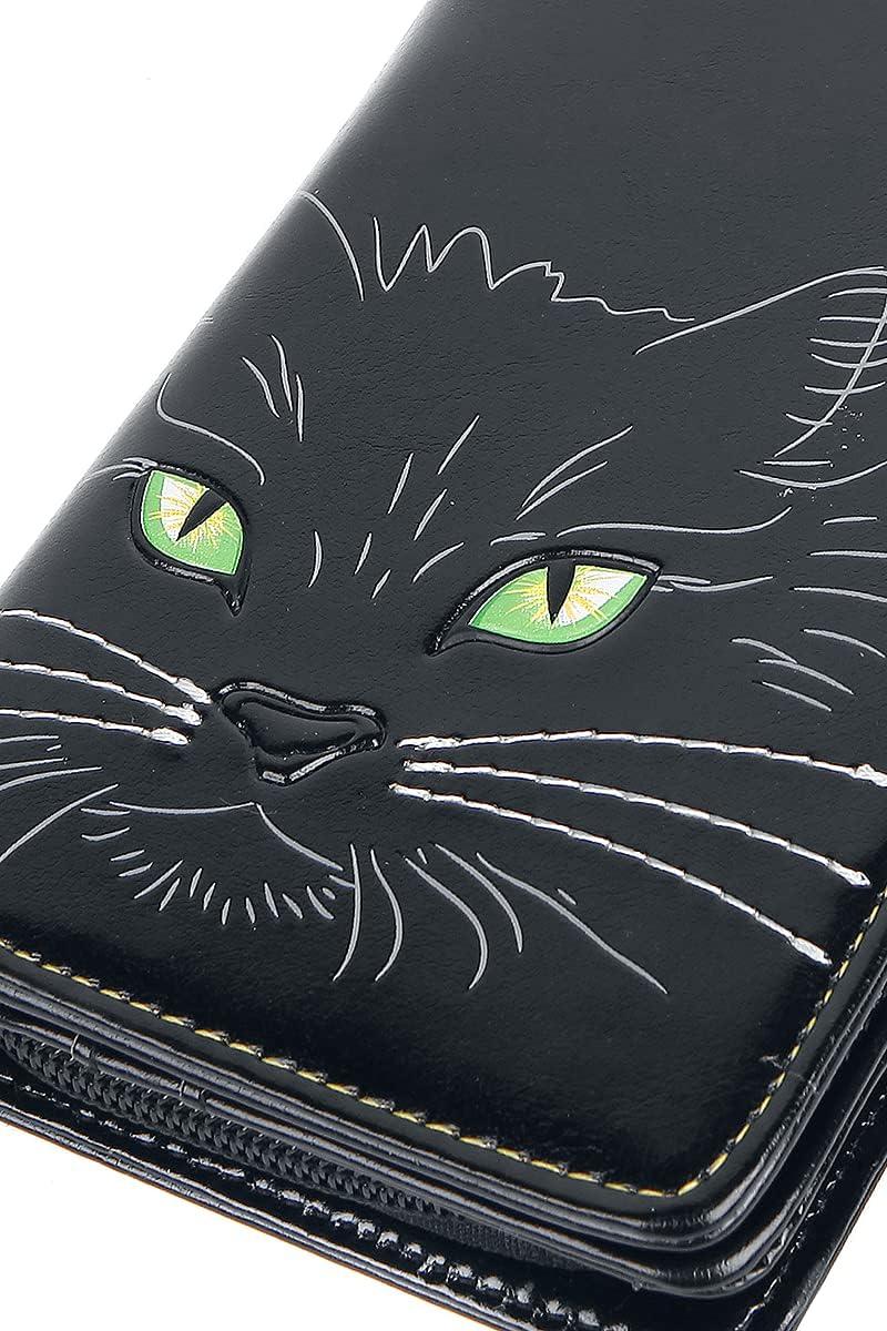 Nemesis Now Lucky Cat Purse 19cm Black, PU