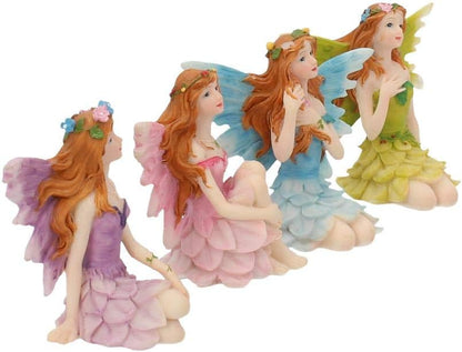 Nemesis Now Glen Whispers Fairy Figurines, 6.5cm (Set Of 4)