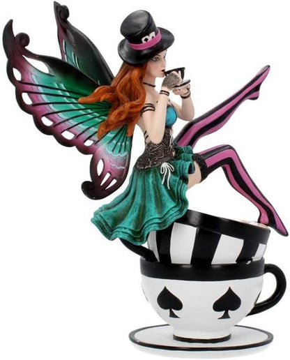 Nemesis Now B3317J7 Hatter 16cm Figurine, Resin, Teal, One Size