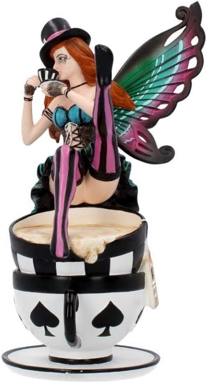 Nemesis Now B3317J7 Hatter 16cm Figurine, Resin, Teal, One Size