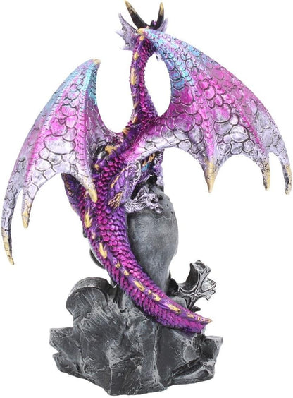 Nemesis Now Leal Defender - Figura Decorativa (27 cm), Color Morado