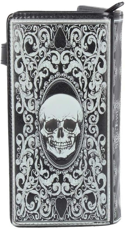 Nemesis Now C3550J7 Skull Tarot Purse 19cm Black, PU