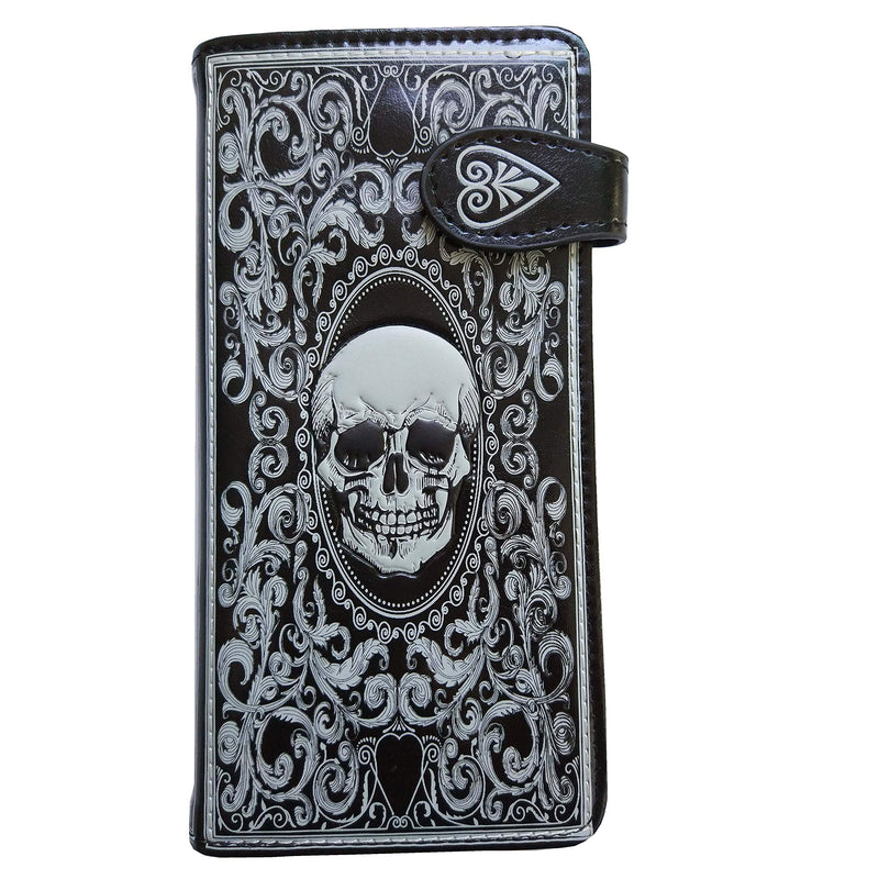 Nemesis Now C3550J7 Skull Tarot Purse 19cm Black, PU