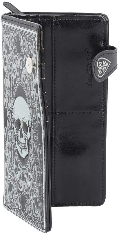 Nemesis Now C3550J7 Skull Tarot Purse 19cm Black, PU