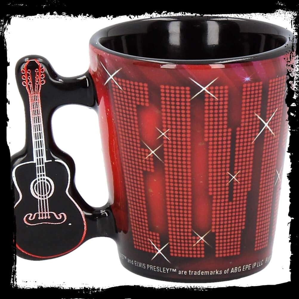 Nemesis Now Elvis '68 Espresso Cup, Red