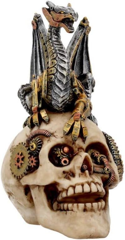Nemesis Now Dragon's Grasp Figurine 22.5cm White, Resin, One Size
