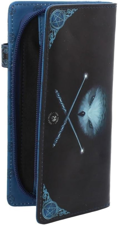 Nemesis Now Awaken Your Magic Anne Stokes Embossed Purse 19cm Blue, PU