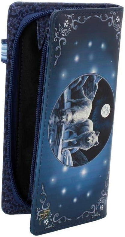 Nemesis Now Warriors of Winter Lisa Parker Embossed Purse 19cm Blue, PU