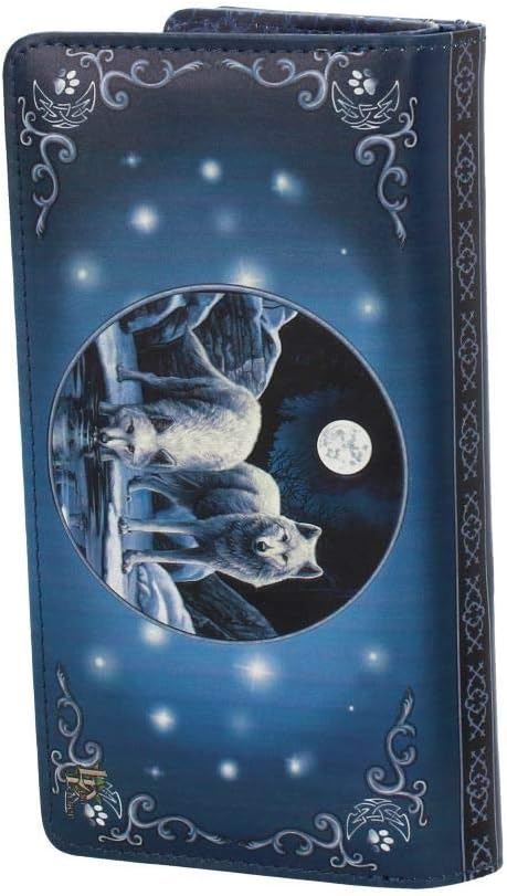 Nemesis Now Warriors of Winter Lisa Parker Embossed Purse 19cm Blue, PU