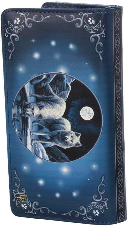 Nemesis Now Warriors of Winter Lisa Parker Embossed Purse 19cm Blue, PU