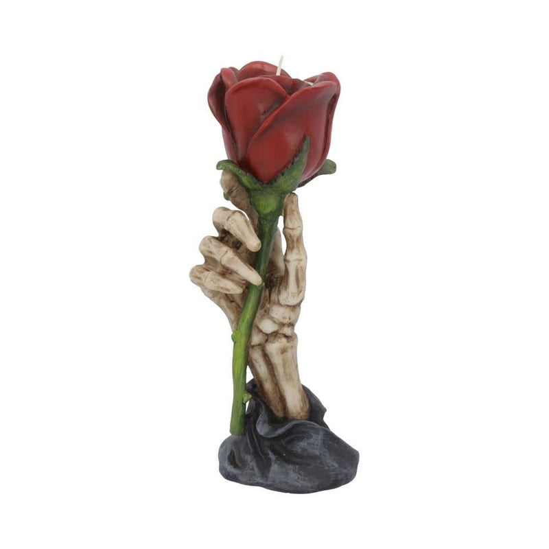 Eternal Flame Romantic Skeleton Hand Tealight Holder 20.5Cm