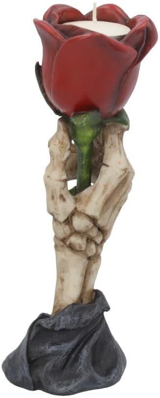 Eternal Flame Romantic Skeleton Hand Tealight Holder 20.5Cm
