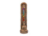 Bronzed Buddha Ascending Chakras Incense Burner 23.5Cm