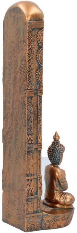 Bronzed Buddha Ascending Chakras Incense Burner 23.5Cm