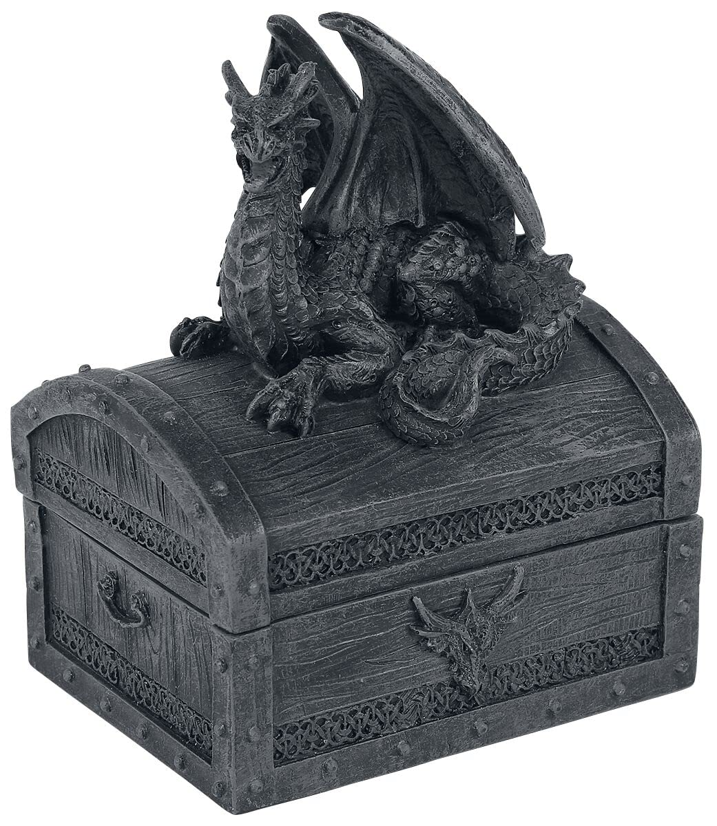 Nemesis Now Sacred Keeper Unisex Caja de almacenamiento Negro Poliresina