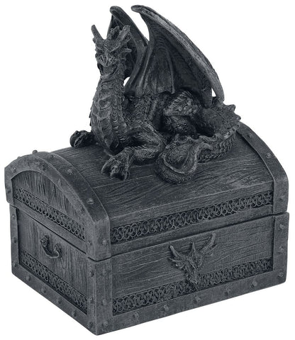 Nemesis Now Sacred Keeper Unisex Caja de almacenamiento Negro Poliresina