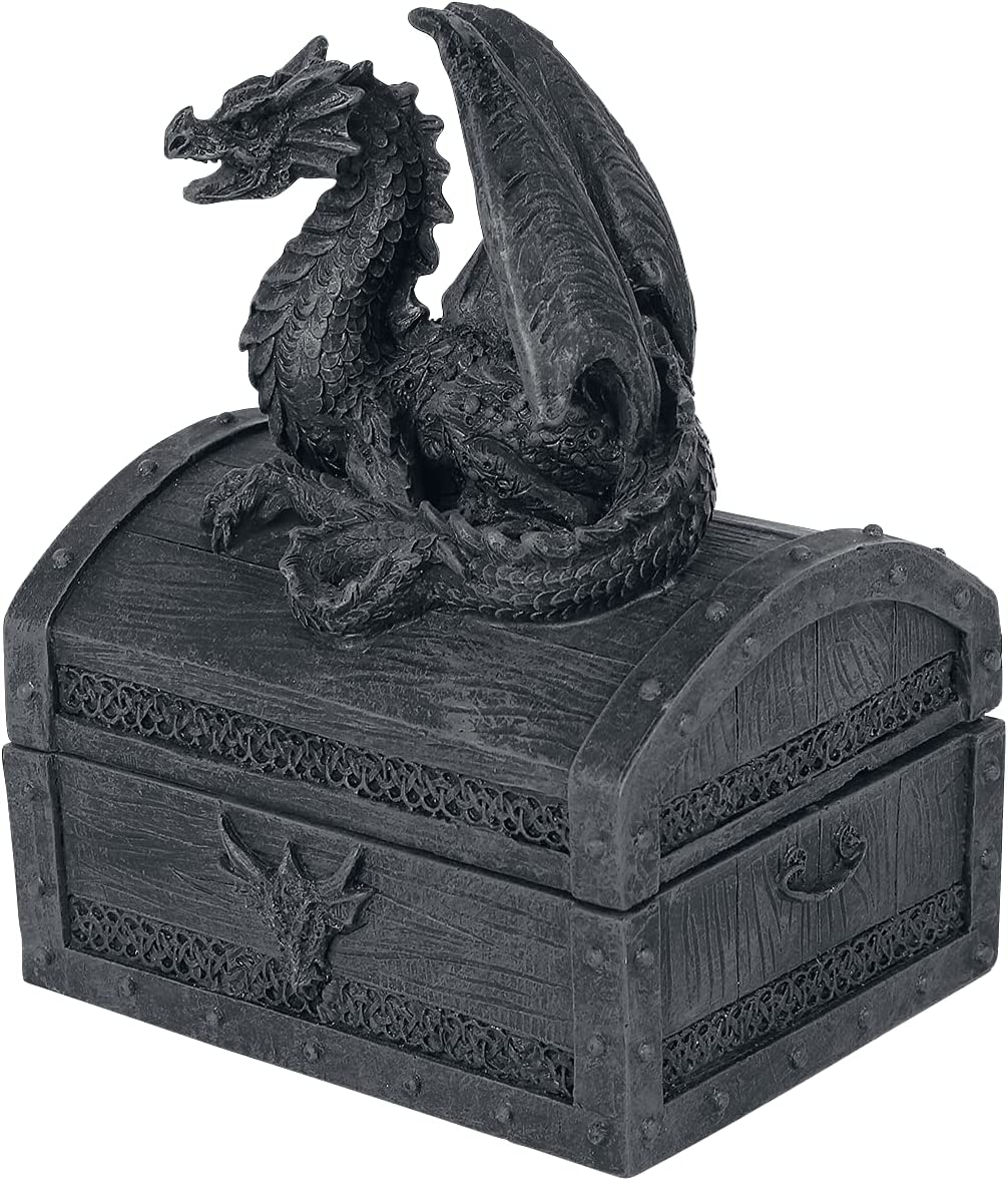 Nemesis Now Sacred Keeper Unisex Caja de almacenamiento Negro Poliresina