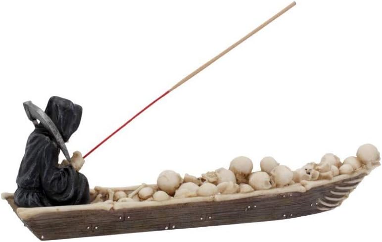 The Ferryman Grim Reaper River Styx Skeleton Incense Holder