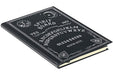Nemesis Now Embossed Journal Black and White Spirit Board 17cm, Coated, Wood Free Paper